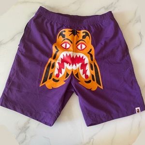 Purple, Gold & Red Men’s Bape Hybrid Shorts!